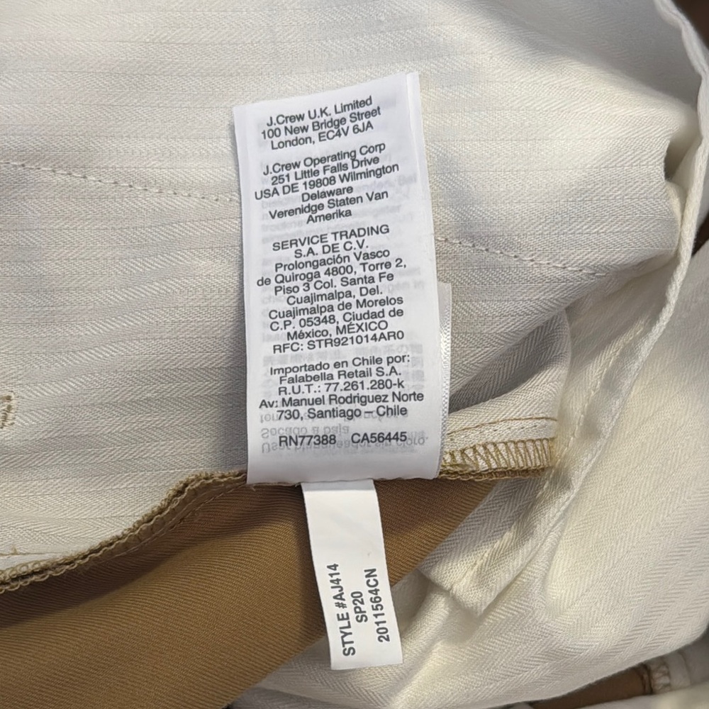 Wide Leg Cropped Khaki J. Crew Pants 16 - Picture 12 of 12